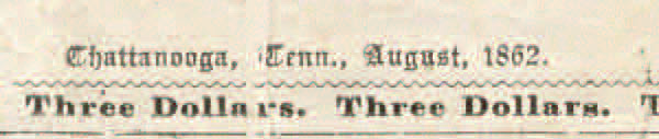 Small City & Date $3 G-83 enlarged